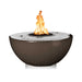 The Outdoor Plus 38" Sedona Fire & Water Bowl - 360° Spill Fire & Water Bowl Chocolate / Match Lit / Natural Gas