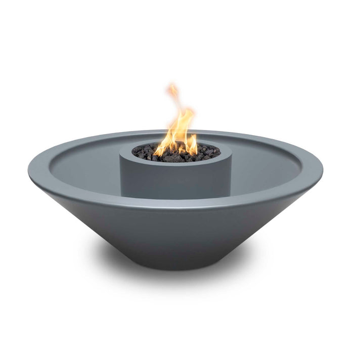 The Outdoor Plus 48" Cazo Fire & Water Bowl - 360° Spill Fire & Water Bowl Gray / Match Lit / Natural Gas