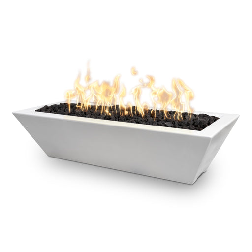 The Outdoor Plus 48" X 20" Maya Fire Bowl - Linear Powder Coat Fire Bowl