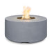 The Outdoor Plus 54" Florence GFRC Fire Pit - 20" Tall Fire Pits Gray / Match Lit