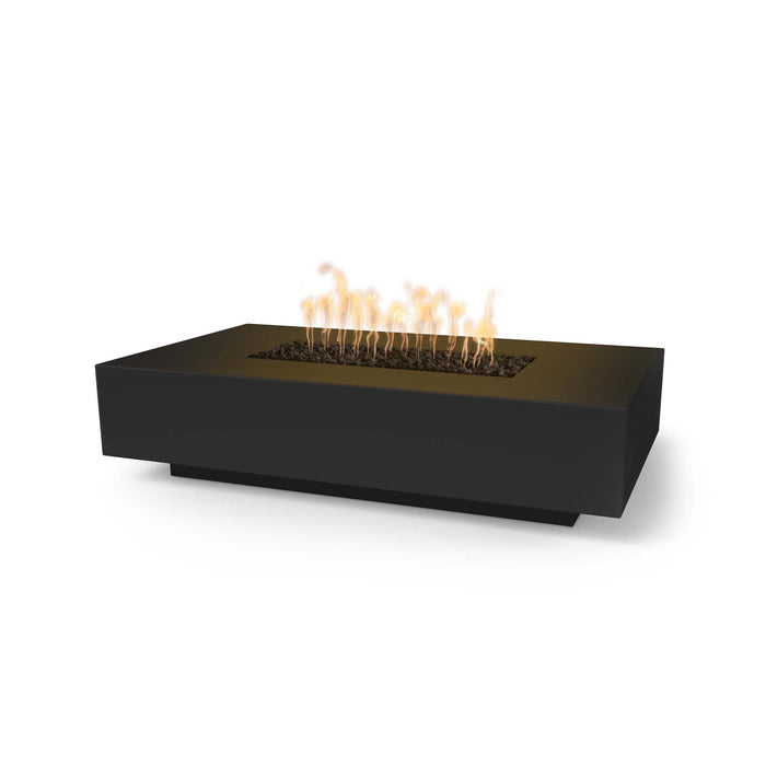 The Outdoor Plus 56" Cabo Linear Fire Pit Fire Pits Black / 56" / Match Lit