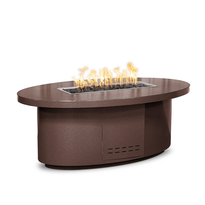 The Outdoor Plus 72" Vallejo Metal Fire Pit Fire Table Copper Vein / Match Lit / Natural Gas