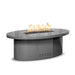 The Outdoor Plus 72" Vallejo Metal Fire Pit Fire Table Silver Vein / Match Lit / Natural Gas