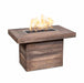 The Outdoor Plus Alberta Fire Table Fire Table Oak / Match Lit / Natural Gas