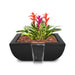 The Outdoor Plus Avalon Planter & Water Bowl Planter & Water Bowl Black / 24"