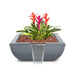 The Outdoor Plus Avalon Planter & Water Bowl Planter & Water Bowl Gray / 24"