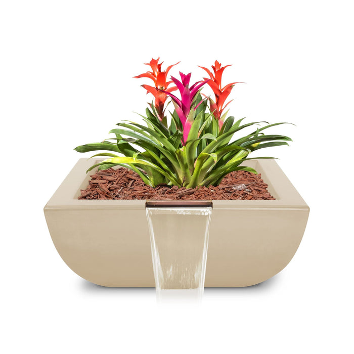 The Outdoor Plus Avalon Planter & Water Bowl Planter & Water Bowl Vanilla / 24"