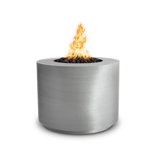 The Outdoor Plus Beverly Fire Pit - Stainless Steel Fire Pits 30" / Match Lit / Natural Gas