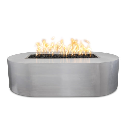 The Outdoor Plus Bispo Fire Pit - Stainless Steel Fire Pits 48" / Match Lit / Natural Gas