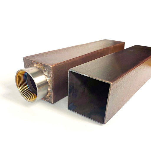 The Outdoor Plus Boxed Mini Scupper Scupper 2.5" x 2.5" x 12" / Copper