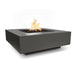 The Outdoor Plus Cabo Concrete Square Fire Pit Fire Pits Black / 36" / Match Lit