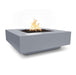 The Outdoor Plus Cabo Concrete Square Fire Pit Fire Pits Gray / 36" / Match Lit