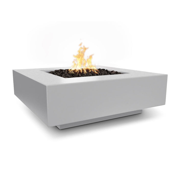 The Outdoor Plus Cabo Concrete Square Fire Pit Fire Pits Natural Gray / 36" / Match Lit