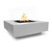 The Outdoor Plus Cabo Concrete Square Fire Pit Fire Pits Natural Gray / 36" / Match Lit