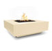 The Outdoor Plus Cabo Concrete Square Fire Pit Fire Pits Vanilla / 36" / Match Lit