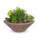 The Outdoor Plus Cazo Bowl™- GFRC Wood Grain Planter Bowl Oak / 24"