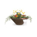 The Outdoor Plus Cazo Planter & Water Bowl - GFRC Concrete Planter & Water Bowl Chocolate / 24"