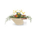 The Outdoor Plus Cazo Planter & Water Bowl - GFRC Concrete Planter & Water Bowl Vanilla / 24"