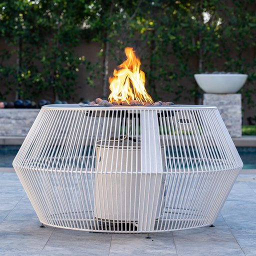 The Outdoor Plus Cesto Fire Pit - Black & White Collection Fire Pits