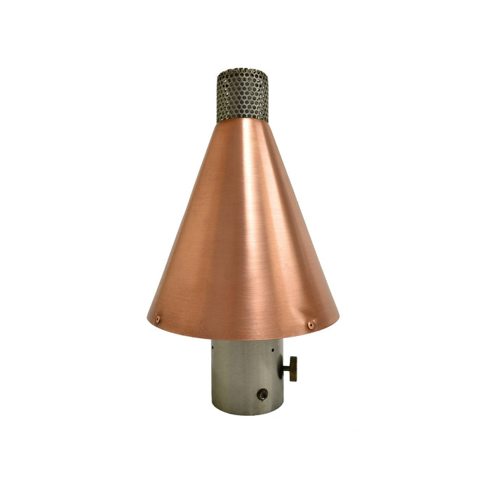 The Outdoor Plus Cone Torch Head - Metal Gas Torch Copper