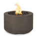 The Outdoor Plus Florence GFRC Fire Pit - 18" Tall Fire Pits Chocolate / Match Lit