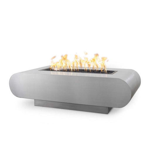 The Outdoor Plus La Jolla Fire Pit - Stainless Steel Fire Pits 48" / Match Lit / Natural Gas