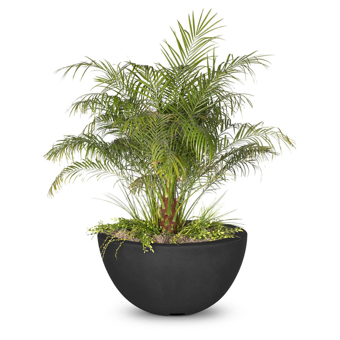 The Outdoor Plus Luna GFRC Planter Bowl Planter Bowl Black / 30"