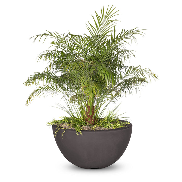 The Outdoor Plus Luna GFRC Planter Bowl Planter Bowl Chestnut / 30"