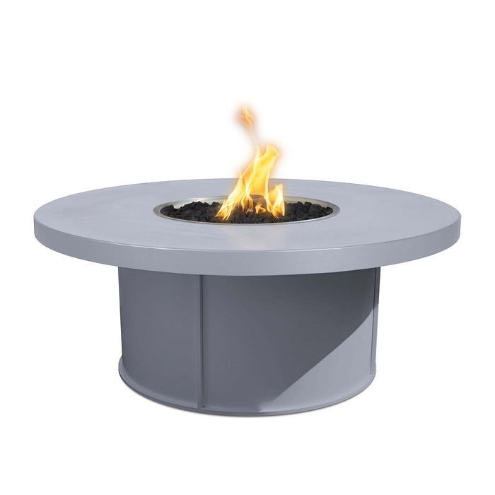 The Outdoor Plus Mabel Powder Coated Fire Pit Fire Table Gray / 36" / Match Lit