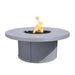 The Outdoor Plus Mabel Powder Coated Fire Pit Fire Table Gray / 36" / Match Lit