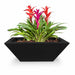 The Outdoor Plus Maya Bowl- GFRC Concrete Planter Bowl Black / 24"