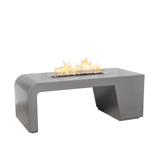 The Outdoor Plus Maywood Metal Fire Pit Fire Table Silver Vein / 60" / Natural Gas