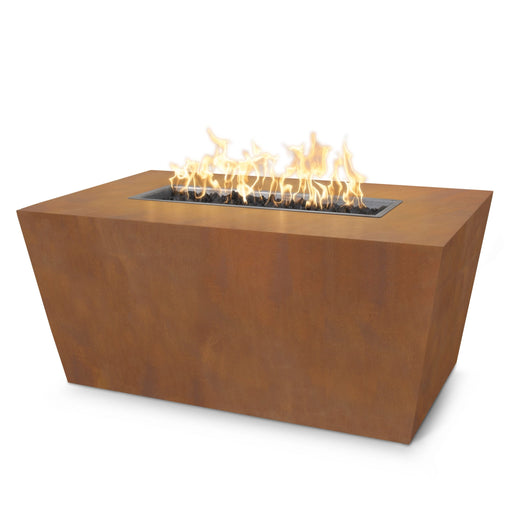 The Outdoor Plus Mesa Fire Pit - Corten Steel Fire Pits 48" / Match Lit / Natural Gas