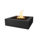 The Outdoor Plus Quad Concrete Fire Pit Fire Pits Black / 36" / Match Lit