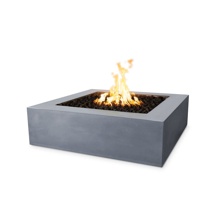 The Outdoor Plus Quad Concrete Fire Pit Fire Pits Gray / 36" / Match Lit