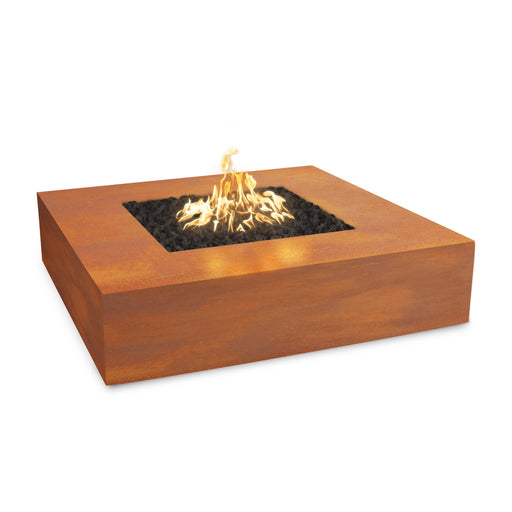 The Outdoor Plus Quad Metal Fire Pit - Corten Steel Fire Pits 36" / Match Lit / Natural Gas