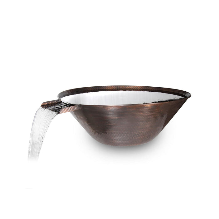 The Outdoor Plus Remi Hammered Patina Copper- Water Bowl Water Bowl 31"