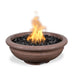 The Outdoor Plus Rodeo Fire Bowl - GFRC Concrete Fire Bowl Chestnut / Match Lit / Natural Gas