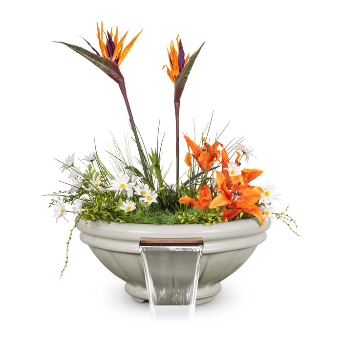 The Outdoor Plus Roma GFRC - Planter & Water Bowl Planter & Water Bowl Ash / 24"