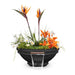 The Outdoor Plus Roma GFRC - Planter & Water Bowl Planter & Water Bowl Black / 24"