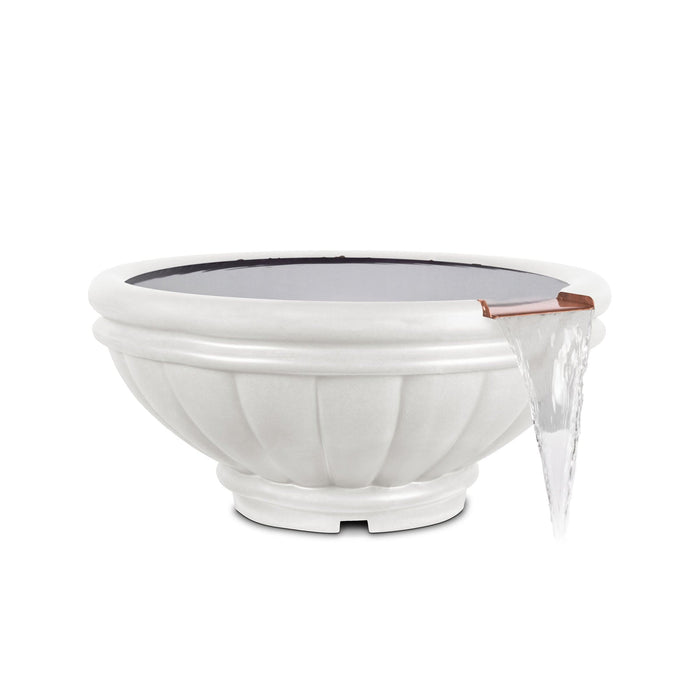 The Outdoor Plus Roma GFRC- Water Bowl Water Bowl White / 24"