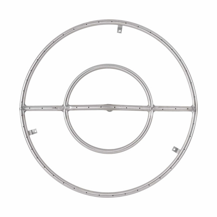 The Outdoor Plus Round Stainless Steel Burner Burner Only