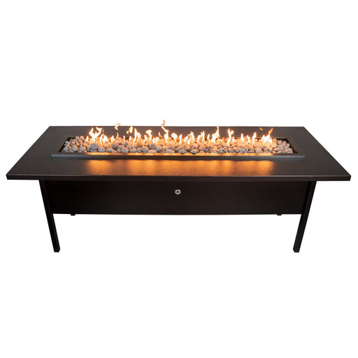 The Outdoor Plus Seashore Fire Table - Powder Coat Metal Fire Table