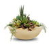 The Outdoor Plus Sedona Planter Bowl- GFRC Concrete Planter Bowl Vanilla / 27"