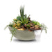 The Outdoor Plus Sedona Planter & Water Bowl - GFRC Concrete Planter & Water Bowl Ash / 27"