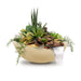 The Outdoor Plus Sedona Planter & Water Bowl - GFRC Concrete Planter & Water Bowl Vanilla / 27"