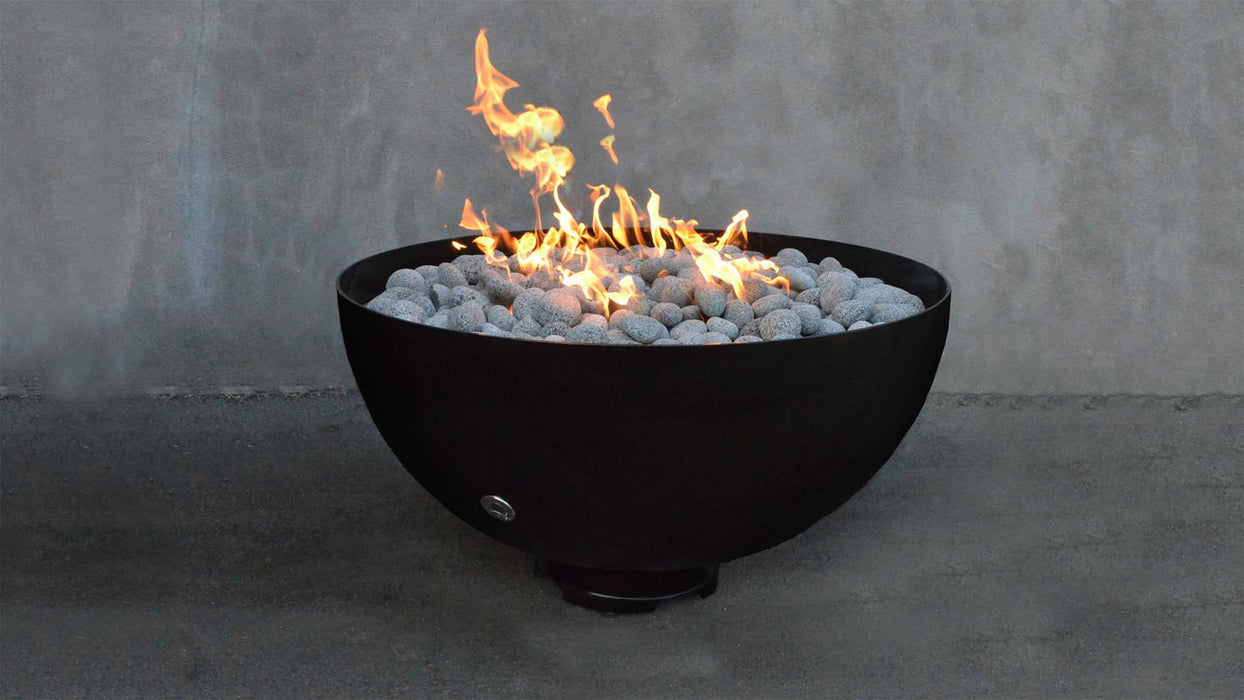 The Outdoor Plus Sonoma Fire Pit Fire Pits Black / Match Lit