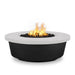 The Outdoor Plus Tempe Fire Pit - Black & White Collection Fire Pits 48" / Match Lit / Natural Gas