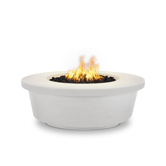 The Outdoor Plus Tempe Fire Pit - GFRC Concrete - Match Lit Fire Pits White / Match Lit