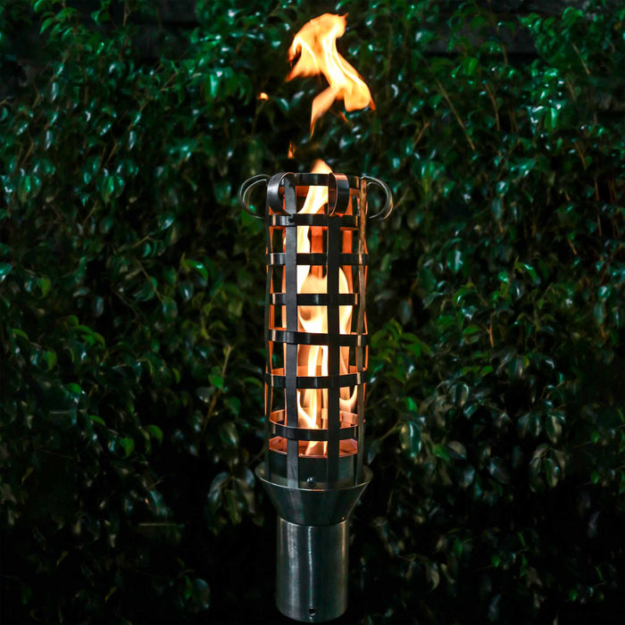 The Outdoor Plus Woven Fire Torch Gas Torch Original TOP Torch Base